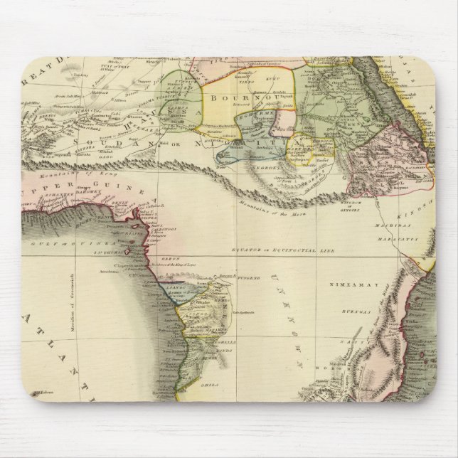 Africa map mouse pad (Front)