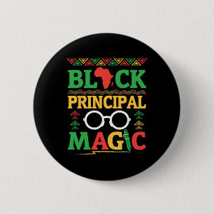Africa Map Pen Books History Month Black Principal 2 Inch Round Button