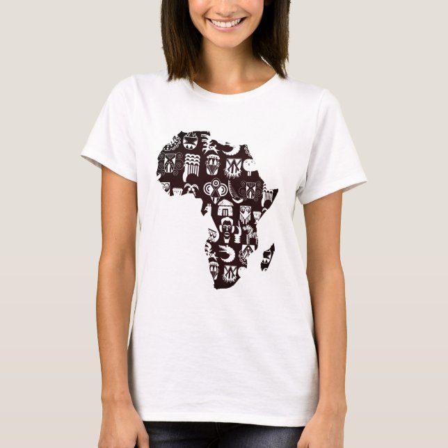 Africa Map T-Shirt (Front)