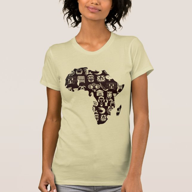 Africa Map T-Shirt (Front)