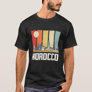Africa Morocco Skyline Moroccans African Souvenir  T-Shirt