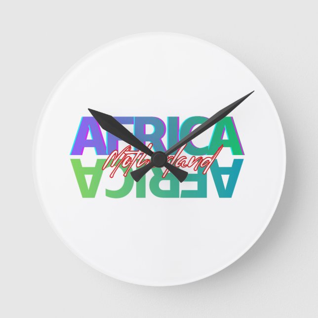 AFRICA: Motherland - Wall Clock (Front)