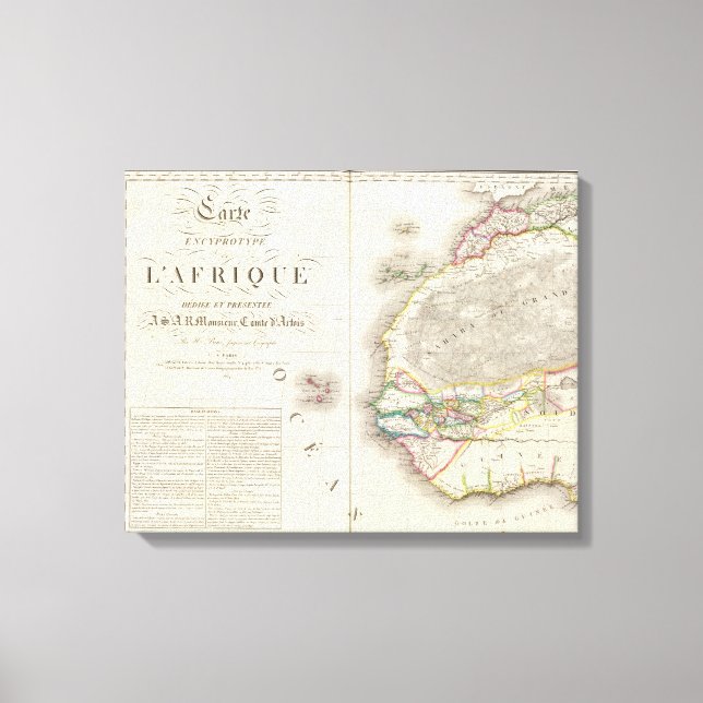 Africa Northwest Canvas Print (Front)