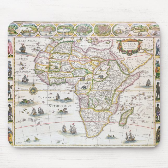 Africa Nova, c.1617 Mouse Pad (Front)
