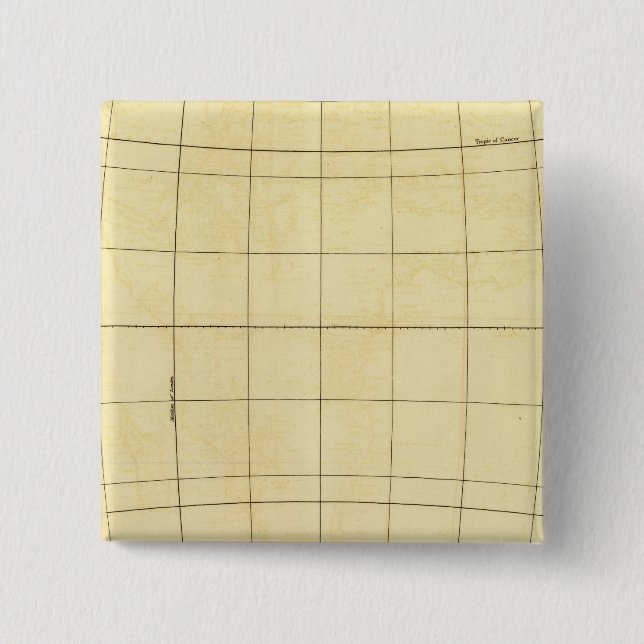 Africa Outline 2 Inch Square Button (Front)