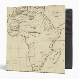 Africa outline binder