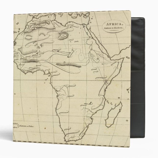 Africa outline binder (Front/Inside)