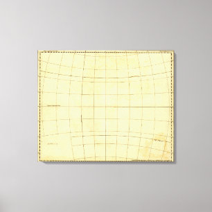 Africa Outline Canvas Print