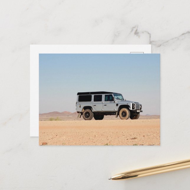 Africa Overlanding 4x4 Road Trip Driving Namibia Postcard (Front/Back In Situ)