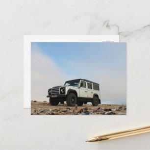 Africa Overlanding 4x4 Road Trip Driving Postcard