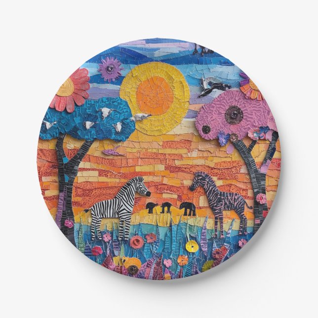 Africa Paper Plate (Front)