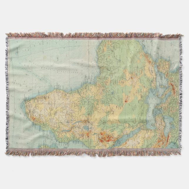 Africa Physical 10506 Throw Blanket (Front)