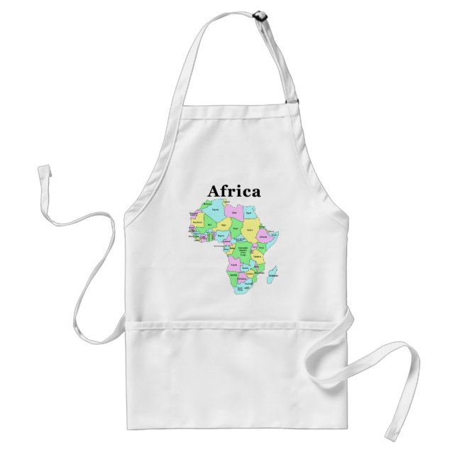 Africa - Political Map Standard Apron (Front)