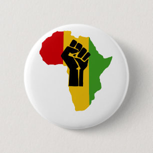 Africa Power - Reggae 2 Inch Round Button