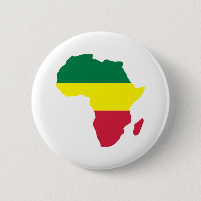 Africa Reggae 2 Inch Round Button (Front)