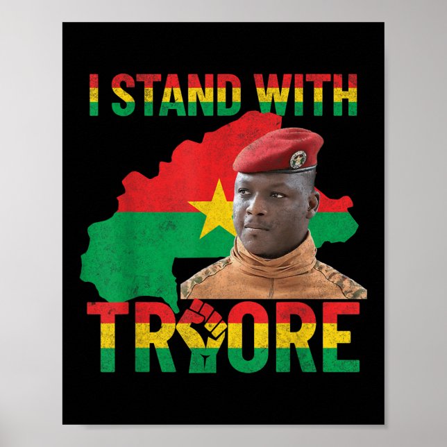 Africa Resistance Thomas Sankara Burkina Faso Ibra Poster (Front)