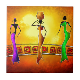 Africa retro vintage style gifts 03 tile