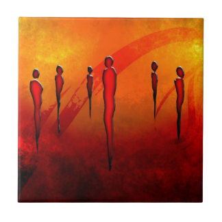 Africa retro vintage style gifts 22 tile
