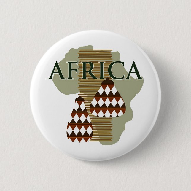 Africa - Rich In History 2 Inch Round Button (Front)
