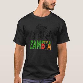 Africa s Big Five Zambia Wildlife T shirt