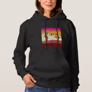 Africa Safari Wild Animals Cute Novelty 5 Hoodie