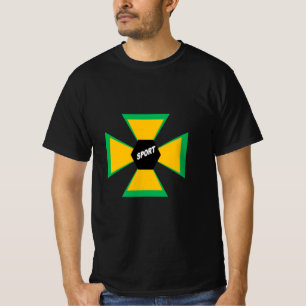 AFRICA SPORT Men's Black T-shirt