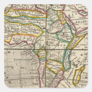 Africa Square Sticker