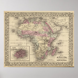 Africa St Helena Poster