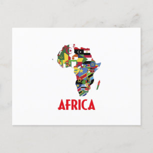 Africa States Postcard