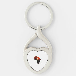 Africa T Shirt Map Of Africa Tee South African Sun Keychain