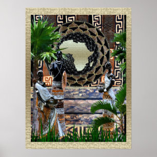 Africa the Garden of Eden Poster