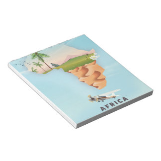 Africa Travel poster Notepad