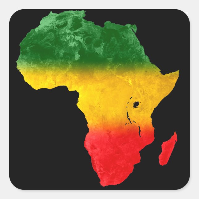 Africa Tricolor Sticker II (Front)
