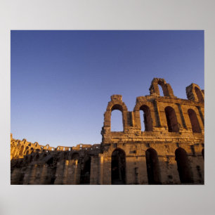 Africa, Tunisia, El Jem. Ruins of a Roman 2 Poster