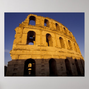 Africa, Tunisia, El Jem. Ruins of a Roman 3 Poster
