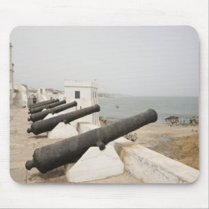 Africa, West Africa, Ghana, Elmina. Canons gaurd Mouse Pad