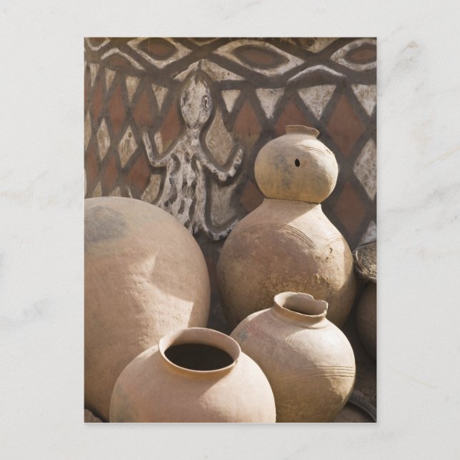 Africa, West Africa, Ghana, Sirigu. Handcrafted 2 Postcard (Front)