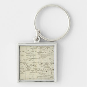 Africa, with all its kingdoms and states keychain
