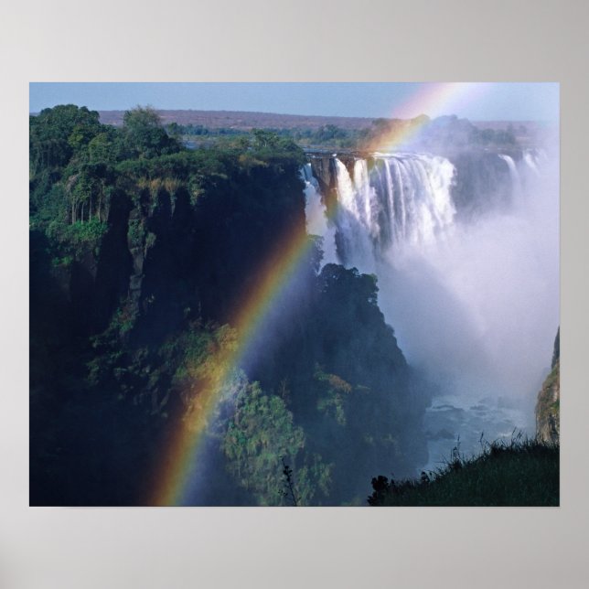 Africa, Zimbabwe. Victoria Falls Poster (Front)