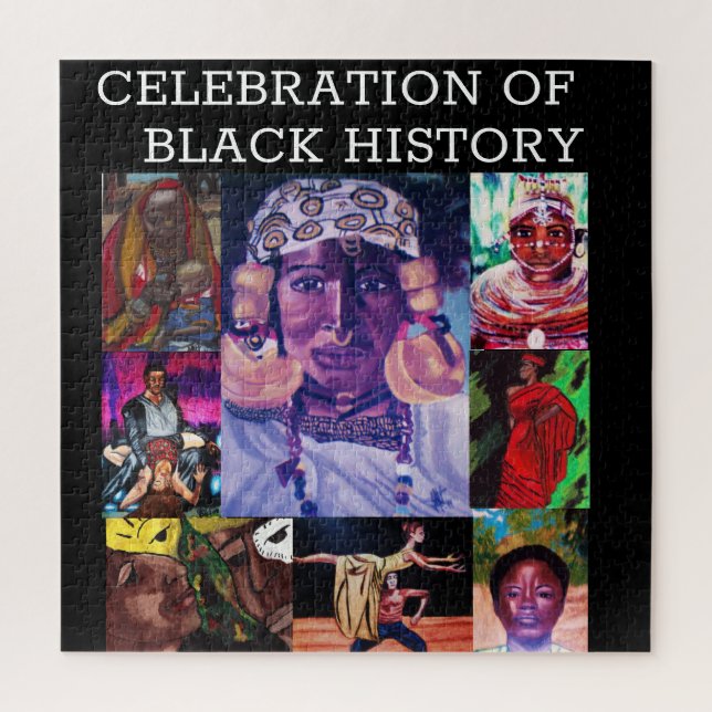 AFRICAIN AMERICAN BLACK HISTORY CÉLEBRATION puzzle (Vertical)