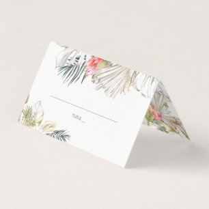 Africain Safari Floral   Carte Mariage