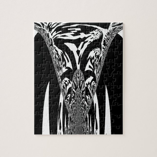 African Abstract Art Print Jigsaw Puzzle (Vertical)