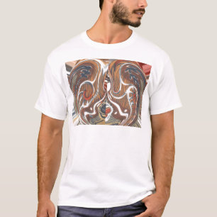 African Abstract Art Print T-Shirt