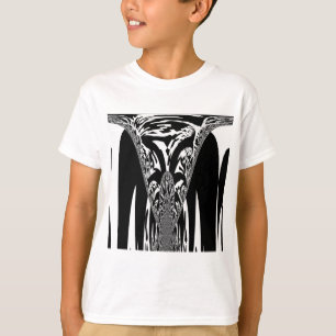 African Abstract Art Print T-Shirt