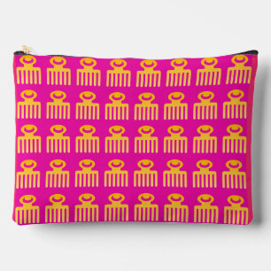 African Adinkra Accessory Pouch