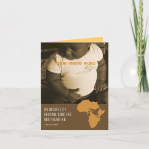 African Adoption - Announcement Cards