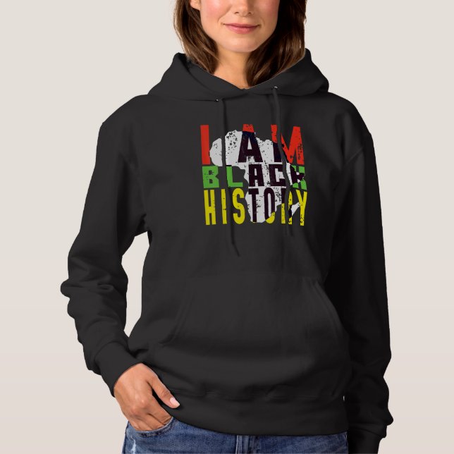 African Africa Black History Pride Black History M Hoodie (Front)