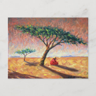 African Afternoon 2003 Postcard