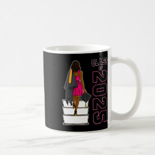 African American Afro Black Girl Graduation Cl Of  Coffee Mug