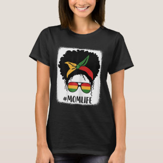 African American Afro Mom Life Black Mom Mothers D T-Shirt